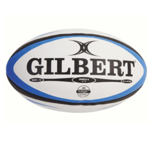 Ballon Rugby Gilbert - Virtuo Généric Noir/vert- Gladiasport